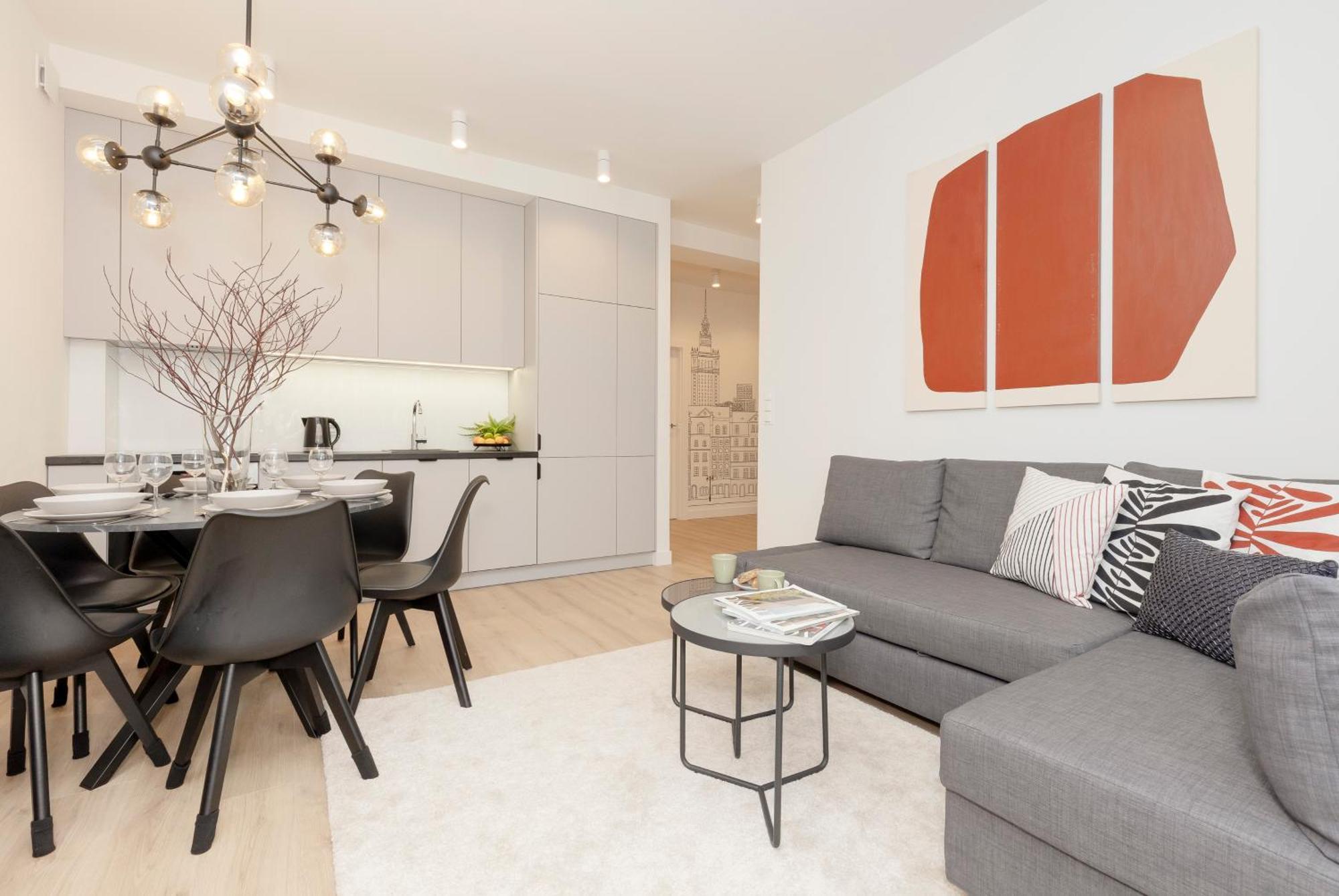 Amazing Spacious Apartments In Warsaw City Center By Noclegi Renters Bagian luar foto